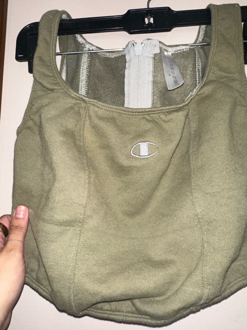 Frankie Collective Olive Champion Top
